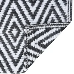 Buiten Vloerkleden|Buiten Vloerkleden-vidaXL - Tuinkleed - Wit - Polyetheen - 80 x 150 cm