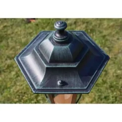 Buitenverlichting-vidaXL - Tuinlamp - Groen - Aluminium