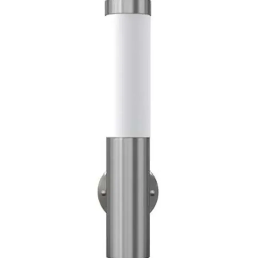 vidaXL - Tuinlamp - Zilver - Roestvrij staal