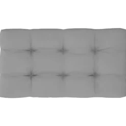 Palletbanken-vidaXL - Tuinmiddenbank pallet - Wit - Grenenhout