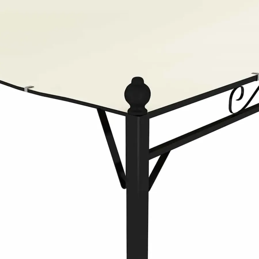 vidaXL - Tuinpaviljoen - Crème - Stof - 2 stuks