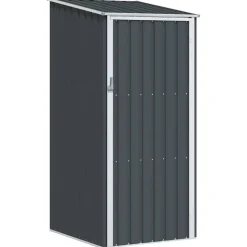vidaXL - Tuinschuur - Antraciet - Staal