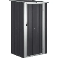 vidaXL - Tuinschuur - Antraciet - Staal