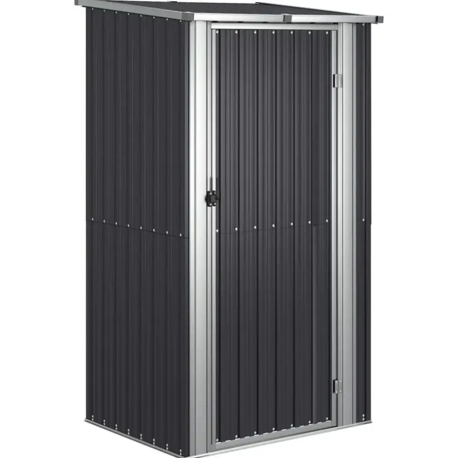 vidaXL - Tuinschuur - Antraciet - Staal