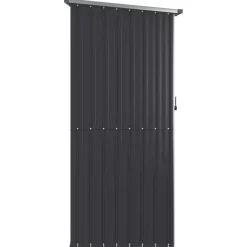 vidaXL - Tuinschuur - Antraciet - Staal