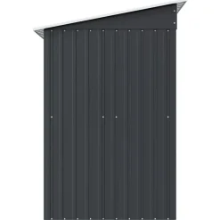 Tuinhuizen-vidaXL - Tuinschuur - Antraciet - Staal