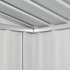 vidaXL - Tuinschuur - Groen - Staal