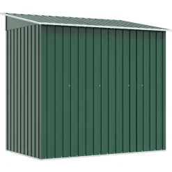vidaXL - Tuinschuur - Groen - Staal