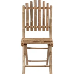 Tuinsets-vidaXL - Tuinset - Antraciet - Bamboe - 40 x 40 x 3 cm