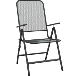 vidaXL - Tuinset - Antraciet - Metaal - 7 stuks