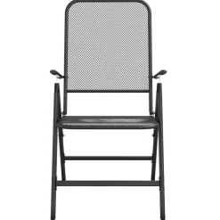 vidaXL - Tuinset - Antraciet - Metaal - 7 stuks