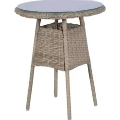 vidaXL - Tuinset - Bruin - Poly rattan