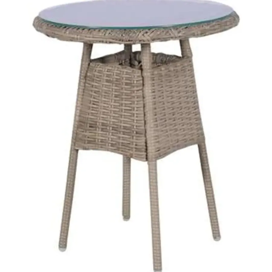 vidaXL - Tuinset - Bruin - Poly rattan