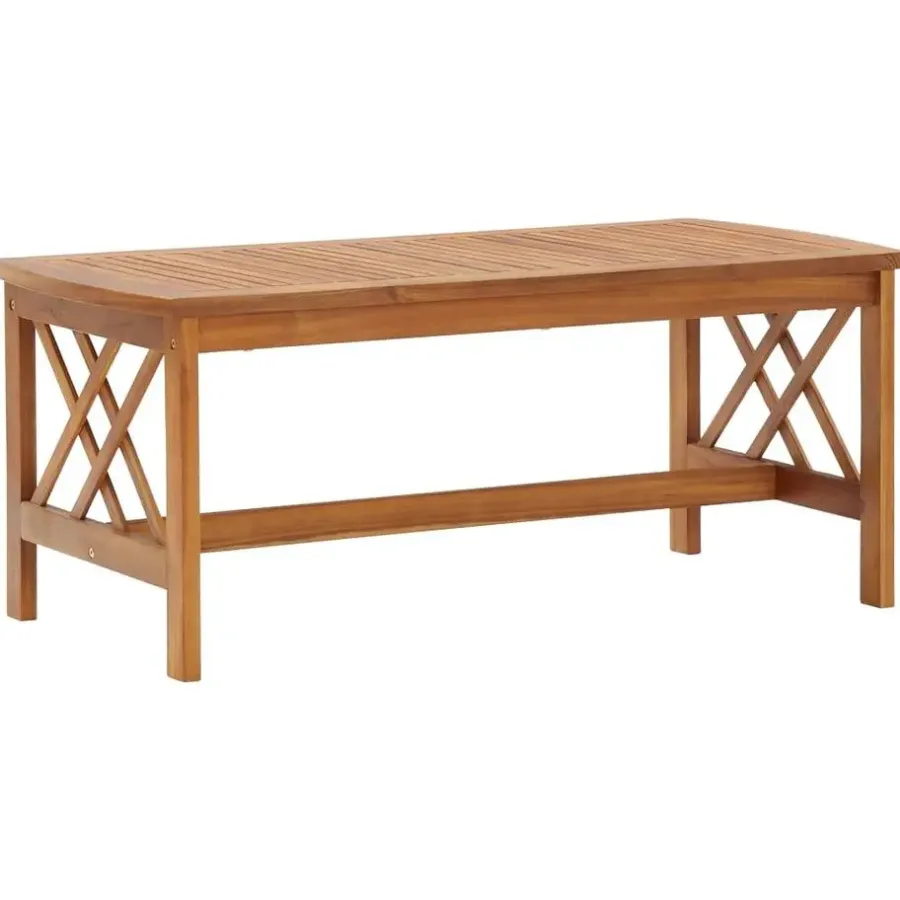 Tuinbanken-vidaXL - Tuinset - Grijs - Hout