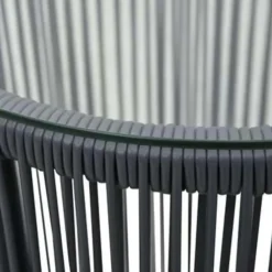 vidaXL - Tuinset - Grijs - Polyetheen