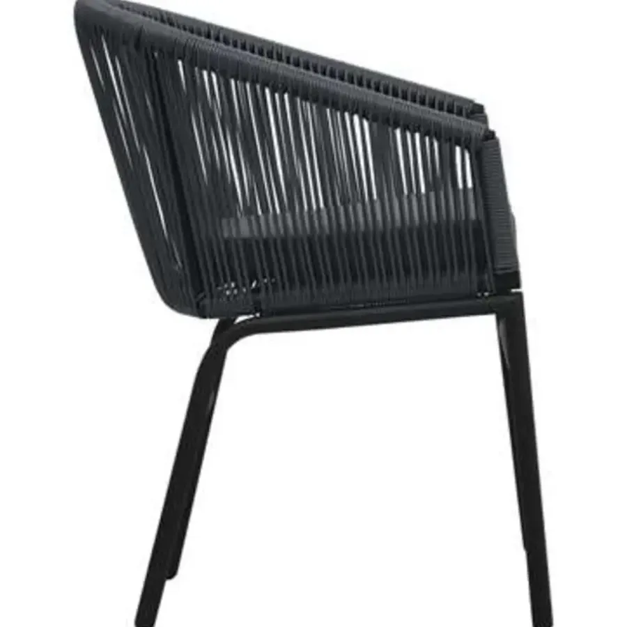 vidaXL - Tuinset - Grijs - Polyetheen