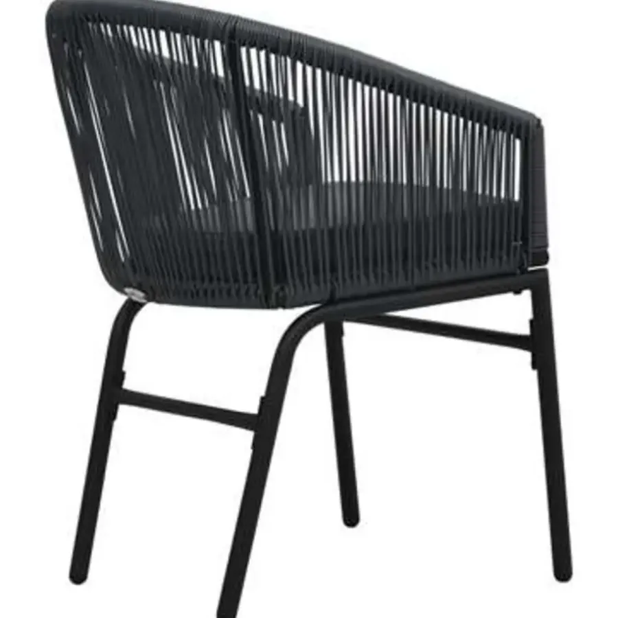 vidaXL - Tuinset - Grijs - Polyetheen