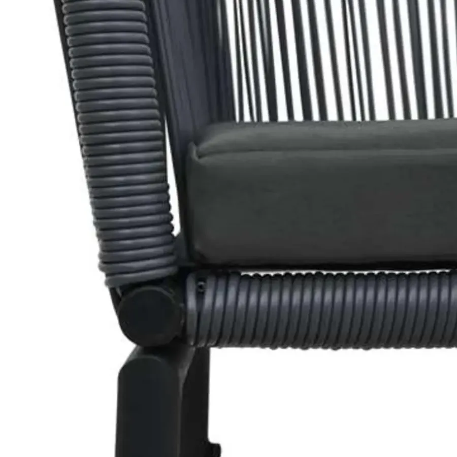 vidaXL - Tuinset - Grijs - Polyetheen