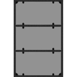 vidaXL - Tuinset - Zwart - Poly rattan - 6 stuks - Met kussens