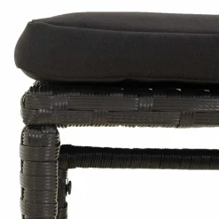 vidaXL - Tuinset - Zwart - Poly rattan - 6 stuks - Met kussens
