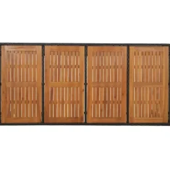 Tuinsets-vidaXL - Tuinset - Zwart - Poly rattan - 190 cm - 7 stuks - Met kussens