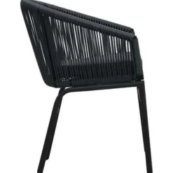 Bistro- & Balkonsets-vidaXL - Tuinset - Zwart - Polyetheen