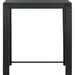Tuinsets-vidaXL - Tuinset - Zwart - Poly rattan