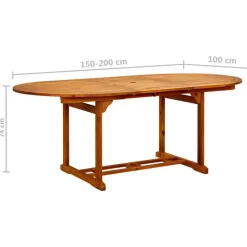 Tuinsets-vidaXL - Tuinset grijs - 6 fauteuils en (150-200)x90 cm tafel - Poly rattan