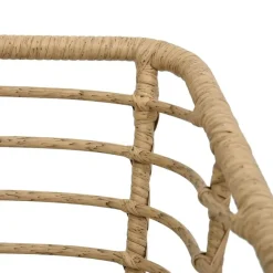 Tuinstoelen-vidaXL - Tuinstoel - Bruin - Poly rattan - 2 stuks