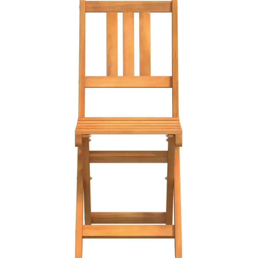 vidaXL - Tuinstoel - Bruin - Massief acaciahout - 36 x 46 x 86cm