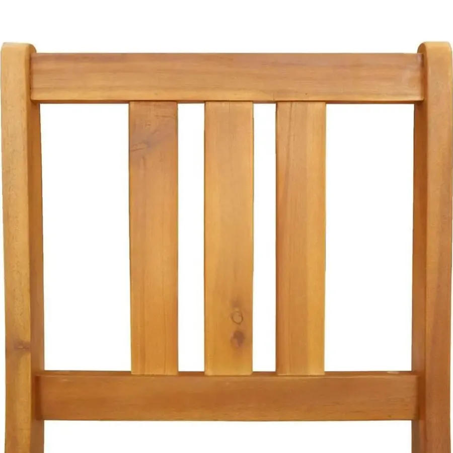 vidaXL - Tuinstoel - Bruin - Massief acaciahout - 36 x 46 x 86cm