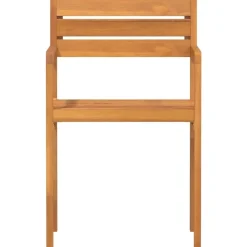 vidaXL - Tuinstoelen - Bruin - Massief acaciahout - 4 stuks - 50x53x80 cm