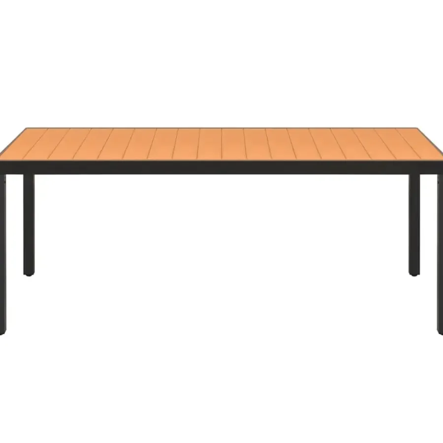 vidaXL - Tuintafel - Bruin - WPC - 185 x 90 cm