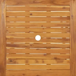 Tuintafels-vidaXL - Tuintafel - Bruin - Hout