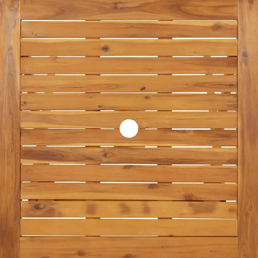 Tuintafels-vidaXL - Tuintafel - Bruin - Hout