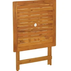 Tuintafels-vidaXL - Tuintafel - Bruin - Hout