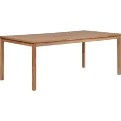 Tuintafels-vidaXL - Tuintafel - Bruin - Hout - 200 x 100 x 77 cm
