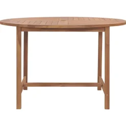 Tuintafels-vidaXL - Tuintafel - Bruin - Hout