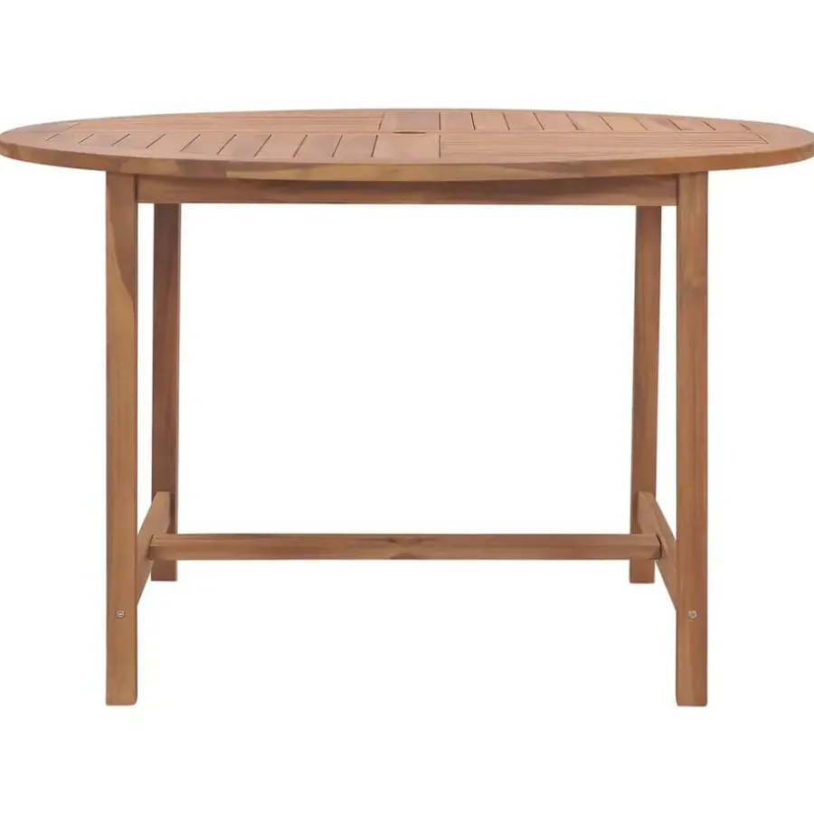 Tuintafels-vidaXL - Tuintafel - Bruin - Hout