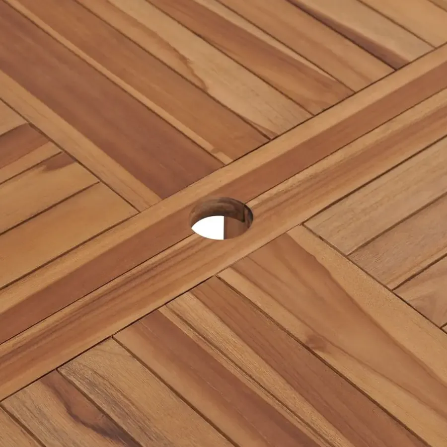 Tuintafels-vidaXL - Tuintafel - Bruin - Hout