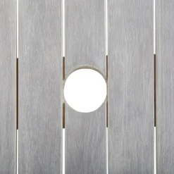 vidaXL - Tuintafel - Grijs - Massief acaciahout - 200 x 100 x 75 cm