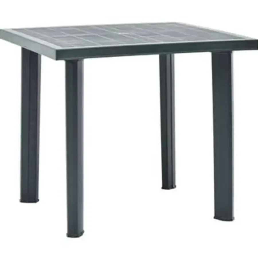 vidaXL - Tuintafel - Groen - Kunststof