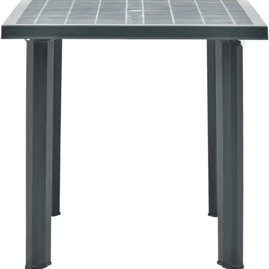 vidaXL - Tuintafel - Groen - Kunststof