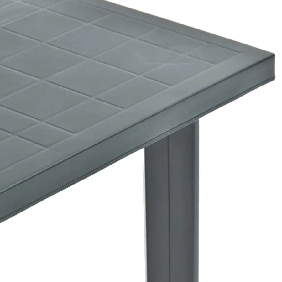 vidaXL - Tuintafel - Groen - Kunststof