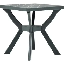 vidaXL - Tuintafel - Groen - Kunststof
