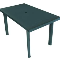 Tuintafels-vidaXL - Tuintafel - Groen - Kunststof - 126 x 76 x 72 cm