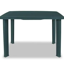 Tuintafels-vidaXL - Tuintafel - Groen - Kunststof - 101 x 68 x 72 cm