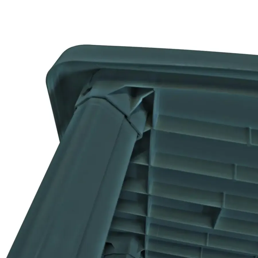 Tuintafels-vidaXL - Tuintafel - Groen - Kunststof - 101 x 68 x 72 cm