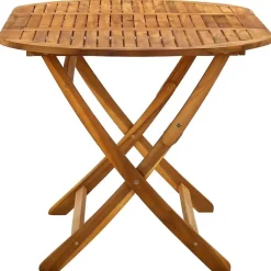 vidaXL - Tuintafel inklapbaar - Bruin - Massief acaciahout - 160 x 85 x 75 cm