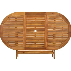 vidaXL - Tuintafel inklapbaar - Bruin - Massief acaciahout - 160 x 85 x 75 cm